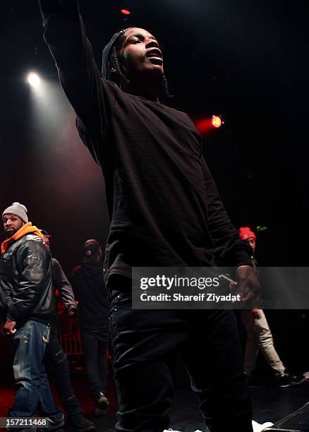 Rocky performs at Best Buy Theatre on November 29, 2012 in New York City.