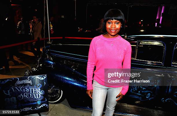 Actress Monique Lea Gall attends SA Studios and Mister Cartoon VIP Screening and After Party of Warner Brothers Pictures "Gangster Squad" at SA...