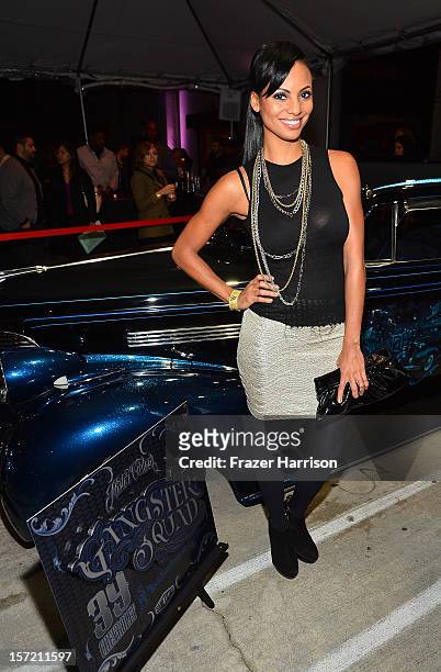 Actress Candace Smith attends SA Studios and Mister Cartoon VIP Screening and After Party of Warner Brothers Pictures "Gangster Squad" at SA Studios...