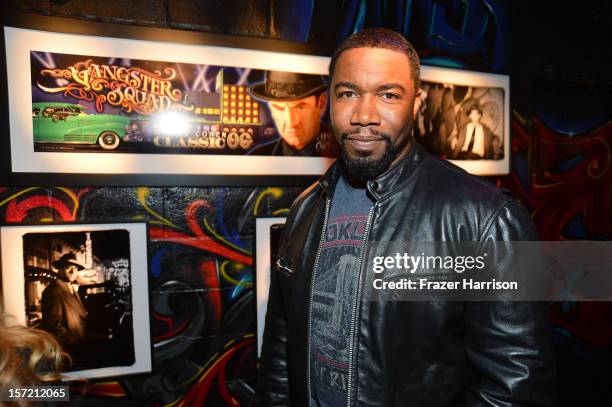 Actor Michael Jai White attends SA Studios and Mister Cartoon VIP Screening and After Party of Warner Brothers Pictures "Gangster Squad" at SA...