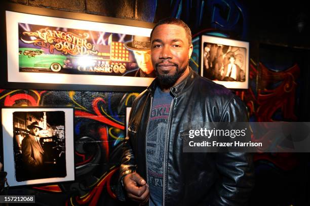 Actor Michael Jai White attends SA Studios and Mister Cartoon VIP Screening and After Party of Warner Brothers Pictures "Gangster Squad" at SA...