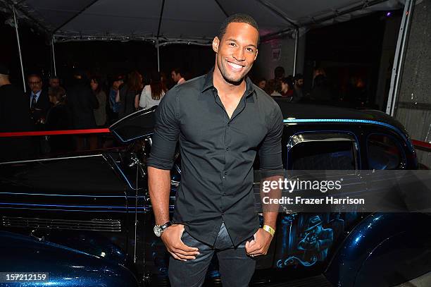 Actor Lawrence Saint-Victor attends SA Studios and Mister Cartoon VIP Screening and After Party of Warner Brothers Pictures "Gangster Squad" at SA...