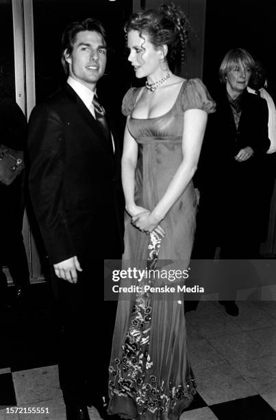 Tom Cruise and Nicole Kidman attend the local premiere of "The Portrait of a Lady" at the Manhattan Plaza Racquet Club in New York City on December...