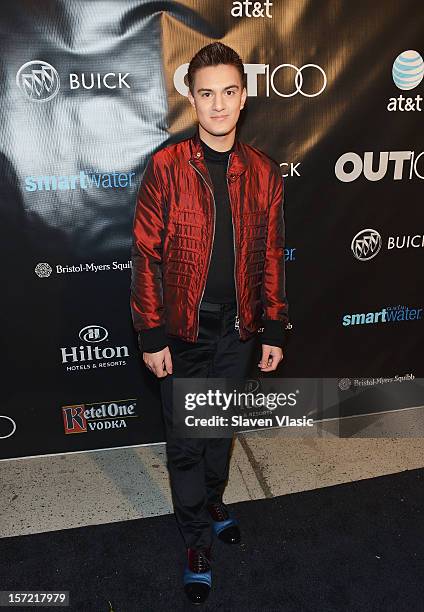 Kevin Michael Barba attends the OUT100 2012 Most Compelling People Of The Year awards at Milk Gallery on November 29, 2012 in New York City.