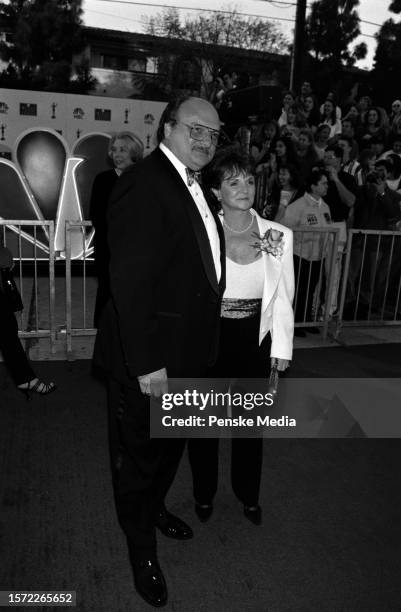 Dennis Franz and Joanie Zeck attend the 3rd Screen Actors Guild Awards at the Shrine Auditorium in Los Angeles, California, on January 23, 1997.