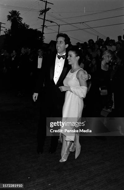 Jerry Seinfeld and Shoshanna Lonstein attend the 3rd Screen Actors Guild Awards at the Shrine Auditorium in Los Angeles, California, on January 23,...