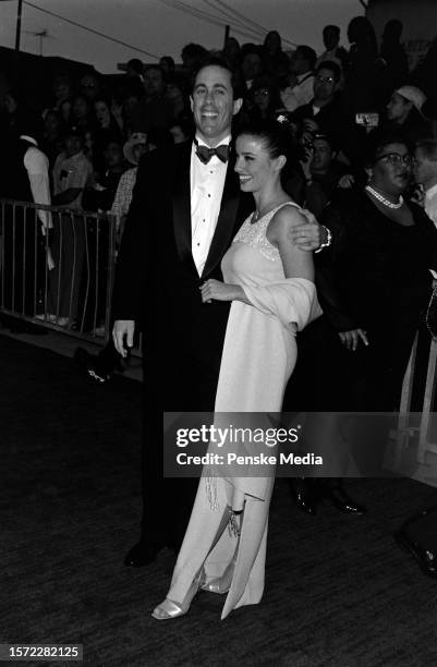 Jerry Seinfeld and Shoshanna Lonstein attend the 3rd Screen Actors Guild Awards at the Shrine Auditorium in Los Angeles, California, on January 23,...