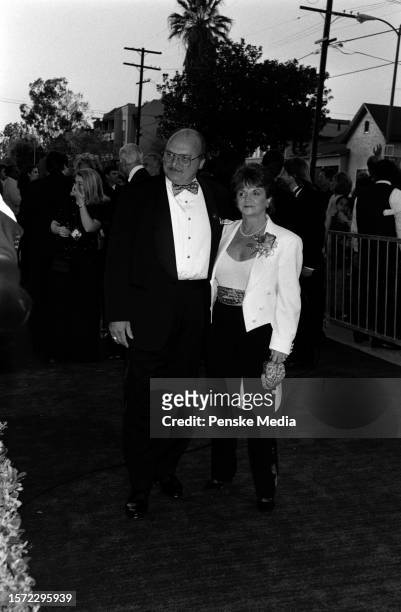 Dennis Franz and Joanie Zeck attend the 3rd Screen Actors Guild Awards at the Shrine Auditorium in Los Angeles, California, on January 23, 1997.