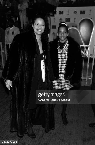 Debbie Allen and daughter Vivian Nixon attend the 3rd Screen Actors Guild Awards at the Shrine Auditorium in Los Angeles, California, on January 23,...