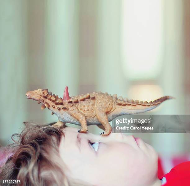 dino love - dinosaur toy i stock pictures, royalty-free photos & images