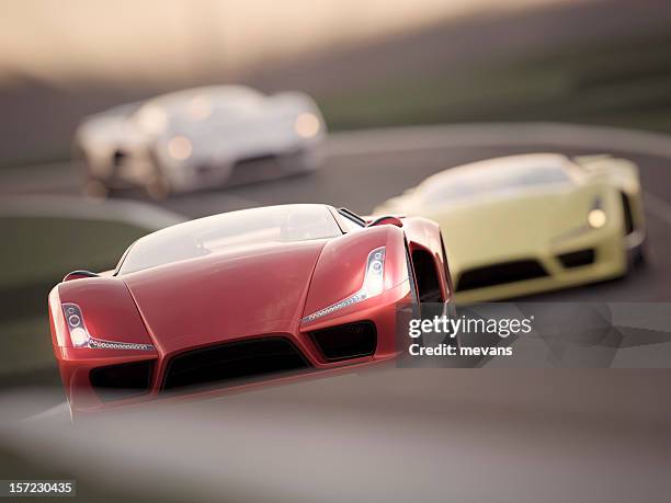 car race - street racing stock pictures, royalty-free photos & images