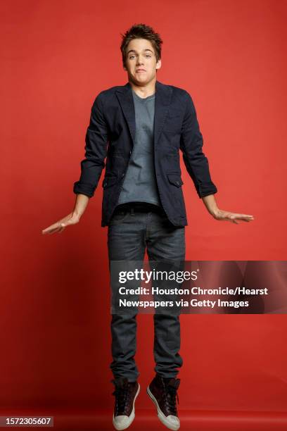 Dylan Sprayberry, a young actor from Houston, poses for a photo in the Houston Chronicle Photo Studio, Friday, June 14 in Houston. Sprayberry who...