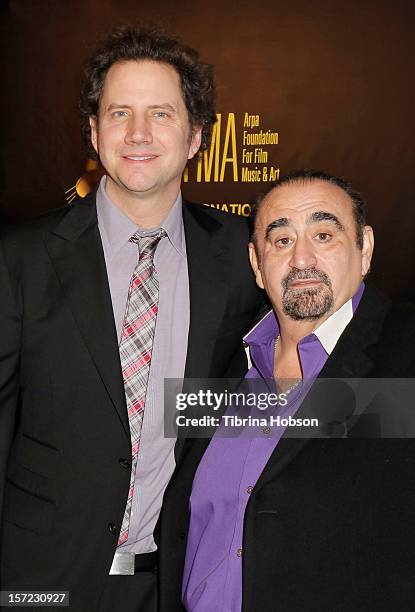 Actors Jamie Kennedy and Ken Davitian attend the 'Lost And Found In Armenia' Los Angeles premiere at the Egyptian Theatre on November 29, 2012 in...