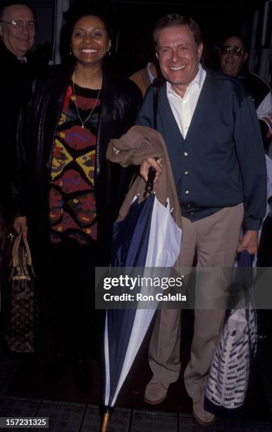 Actress Leslie Uggams and husband Grahame Pratt sighted on October 30, 1992 at the Los Angeles International Airport in Los Angeles, California.