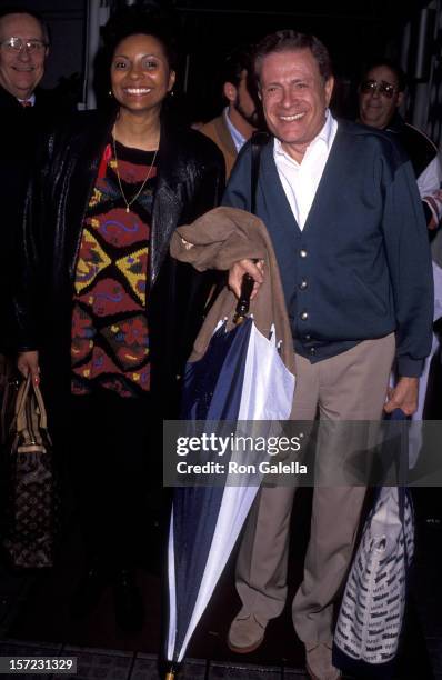 Actress Leslie Uggams and husband Grahame Pratt sighted on October 30, 1992 at the Los Angeles International Airport in Los Angeles, California.