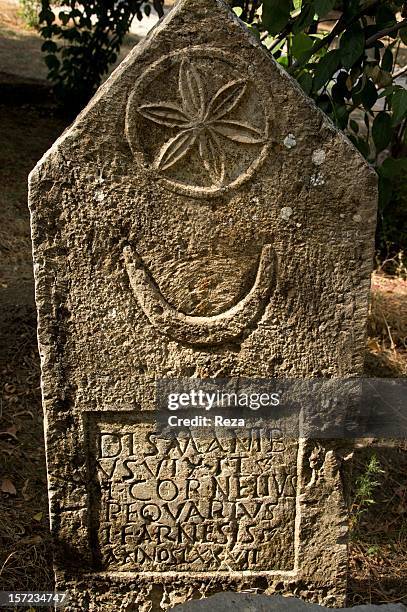 August 1st Djemila in Setif, Algeria. The visual appearance of the roman site in Djemila inspired the logo of a contemporary Algerian organisation.