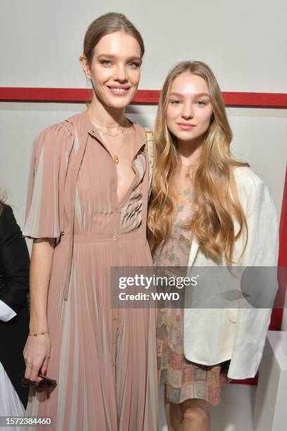 Natalia Vodianova and Neva Portman at Christian Dior RTW Fall 2019, photographed in Paris on February 26, 2019.