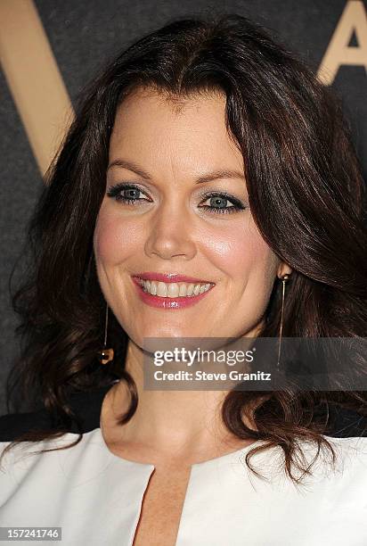 Bellamy Young arrives at the The Hollywood Foreign Press Association And InStyle Miss Golden Globe 2013 Party on November 29, 2012 in Los Angeles,...