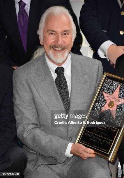 Make-up artist Rick Baker attends a ceremony honoring him with the 2,485th star on the Hollywood Walk of Fame on November 30, 2012 in Hollywood,...