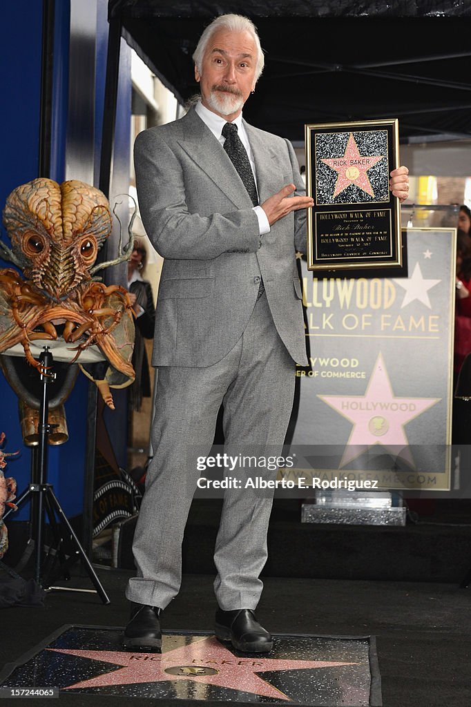Rick Baker Honored On The Hollywood Walk Of Fame