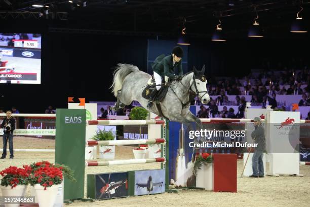 Edwina Tops Alexander attends the Gucci Paris Masters 2012 at Paris Nord Villepinte on November 30, 2012 in Paris, France.