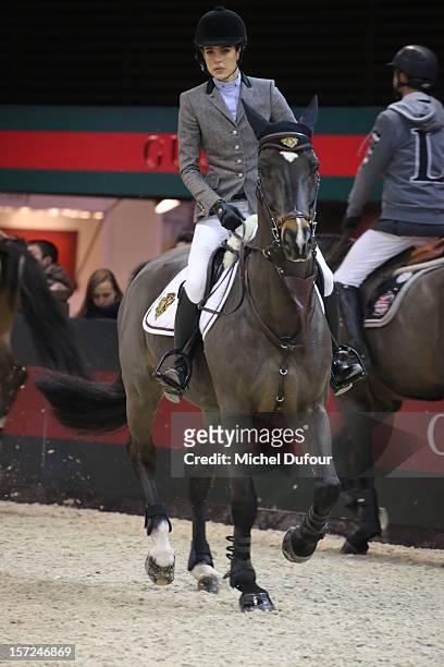 Charlotte Casiraghi attends the Gucci Paris Masters 2012 at Paris Nord Villepinte on November 30, 2012 in Paris, France.