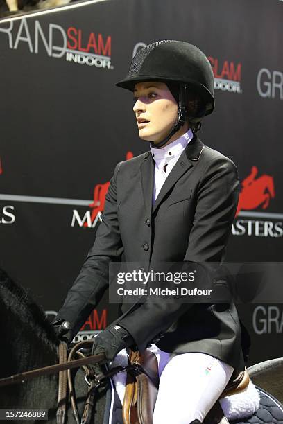 Jesica Springsteen attends the Gucci Paris Masters 2012 at Paris Nord Villepinte on November 30, 2012 in Paris, France.