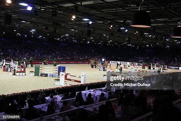 Internal view of theGucci Paris Masters 2012 at Paris Nord Villepinte on November 30, 2012 in Paris, France.