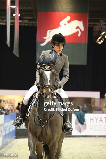 Charlotte Casiraghi attends the Gucci Paris Masters 2012 at Paris Nord Villepinte on November 30, 2012 in Paris, France.