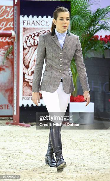 Charlotte Casiraghi attends the Gucci Paris Masters 2012 at Paris Nord Villepinte on November 30, 2012 in Paris, France.