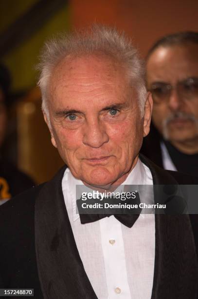Terence Stamp attends the 'Touch Of The Light' Opening Film of the 12th Marrakech International Film Festival on November 30, 2012 in Marrakech,...