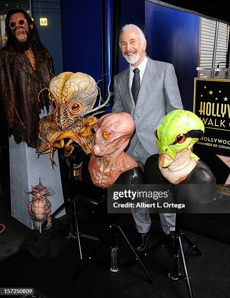 Make-up artist Rick Baker Honored with the 2,485th Star on The Hollywood Walk Of Fame in the category of Motion Pictures held at 6764 Hollywood Blvd...