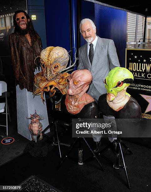 Make-up artist Rick Baker Honored with the 2,485th Star on The Hollywood Walk Of Fame in the category of Motion Pictures held at 6764 Hollywood Blvd...