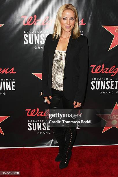 Chantal Sutherland attends the opening night of Walgreens' new flagship store in Los Angeles on November 30, 2012 in Hollywood, California.