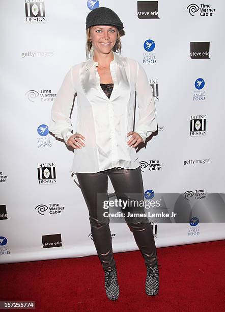 Jessi Combs attends the Project Angel Food's VIP Shopping Cocktail Party held at Divine Design 2012 on November 30, 2012 in Los Angeles, California.