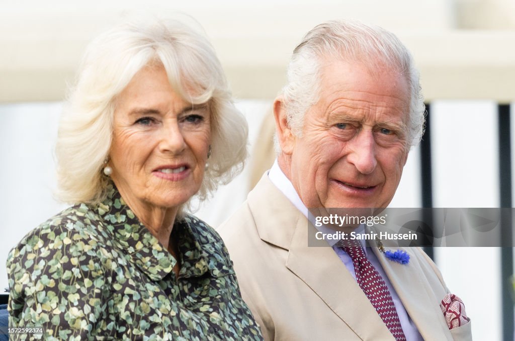 King Charles III And Queen Camilla Visit The Sandringham Flower Show 2023