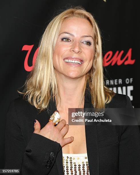 Jockey / TV Personality Chantal Sutherland attends the opening night of Walgreens' new flagship store in Los Angeles on November 30, 2012 in...