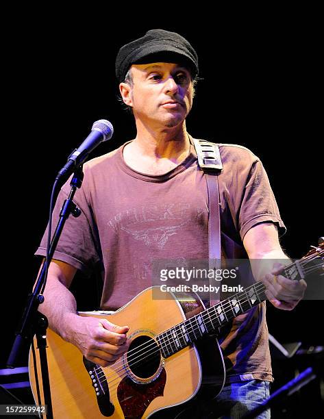 Dan Bern performs during the 32nd Annual John Lennon Tribute at Symphony Space on November 30, 2012 in New York City.