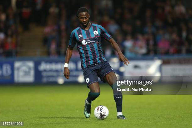 Mani DIESERUVWE of Hartlepool United during the Pre-season Friendly match between Hartlepool United and Sunderland at Victoria Park, Hartlepool on...