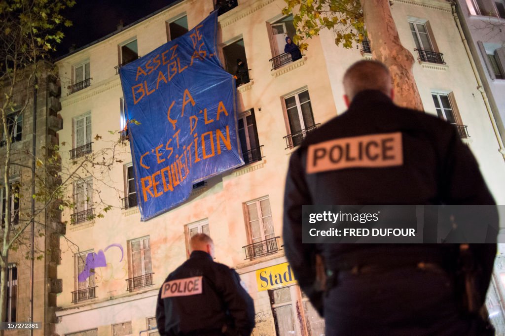 FRANCE-POVERTY-HOUSING-SQUAT