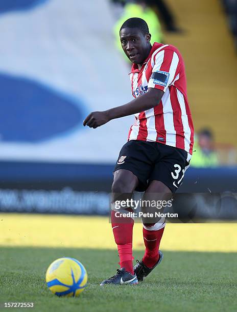 Mamadou Fofana of Lincoln City in action during the FA Cup with Budweiser Second Round match at Sincil Bank Stadium on December 1, 2012 in Lincoln,...