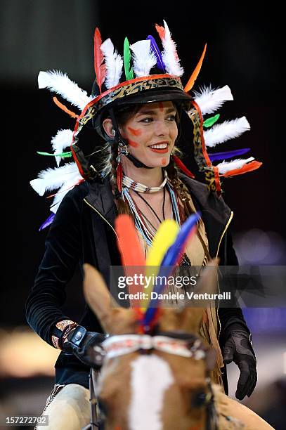 Charlotte Casiraghi attends the Gucci Paris Masters 2012 at Paris Nord Villepinte on December 1, 2012 in Paris, France.