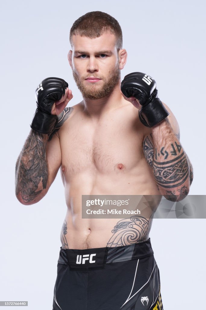 Ufc Jake Jake Matthews poses for a portrait during a UFC photo session on July ...