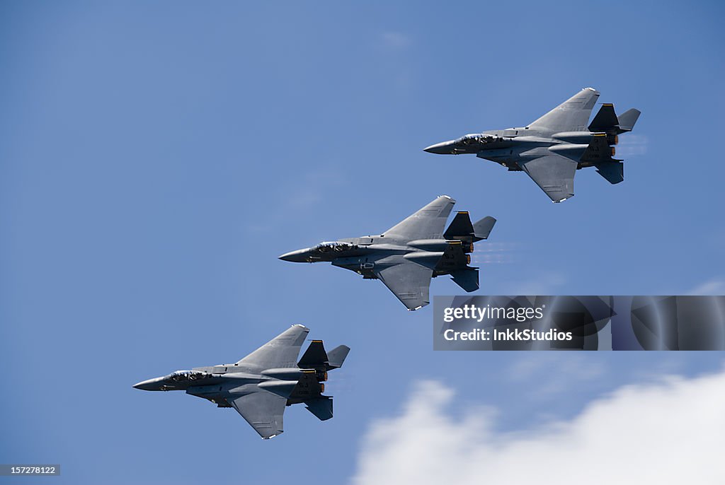 F15 Fighter Jets Flying