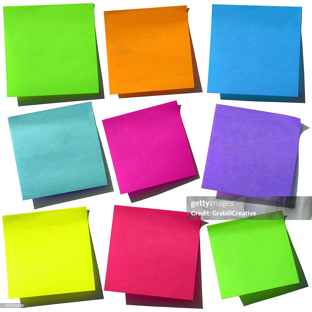 Bright Post-it Notes