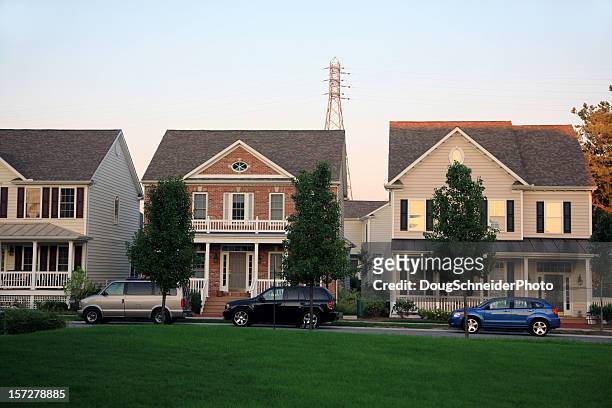 suburban neighborhood - pennsylvania stock pictures, royalty-free photos & images