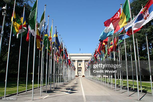 un building - geneva switzerland stock pictures, royalty-free photos & images