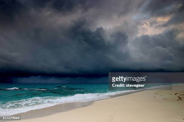 storm at sea - beach vibes stock pictures, royalty-free photos & images