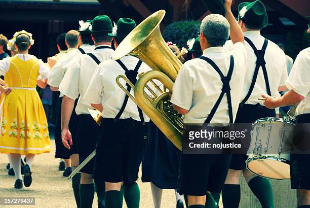 beer fest tuba - marching band stock pictures, royalty-free photos & images