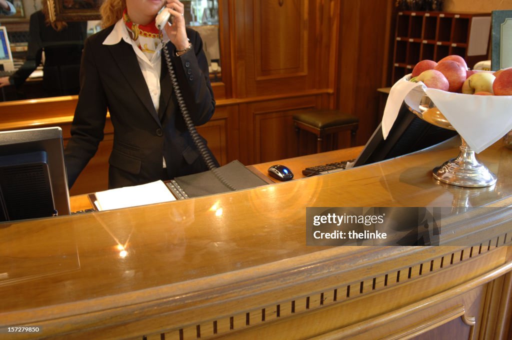 Reception desk